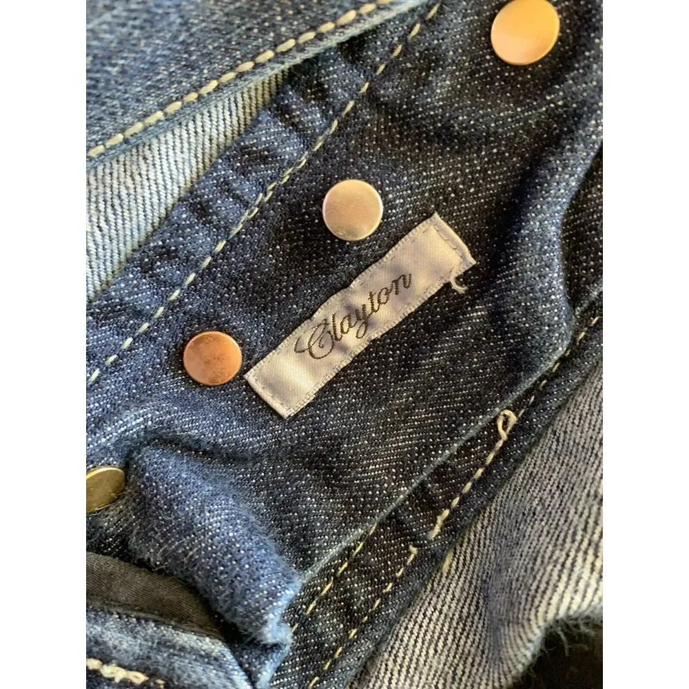 Sean John Vintage Clayton Button Fly Streetwear‎ Jeans Blue Size 36